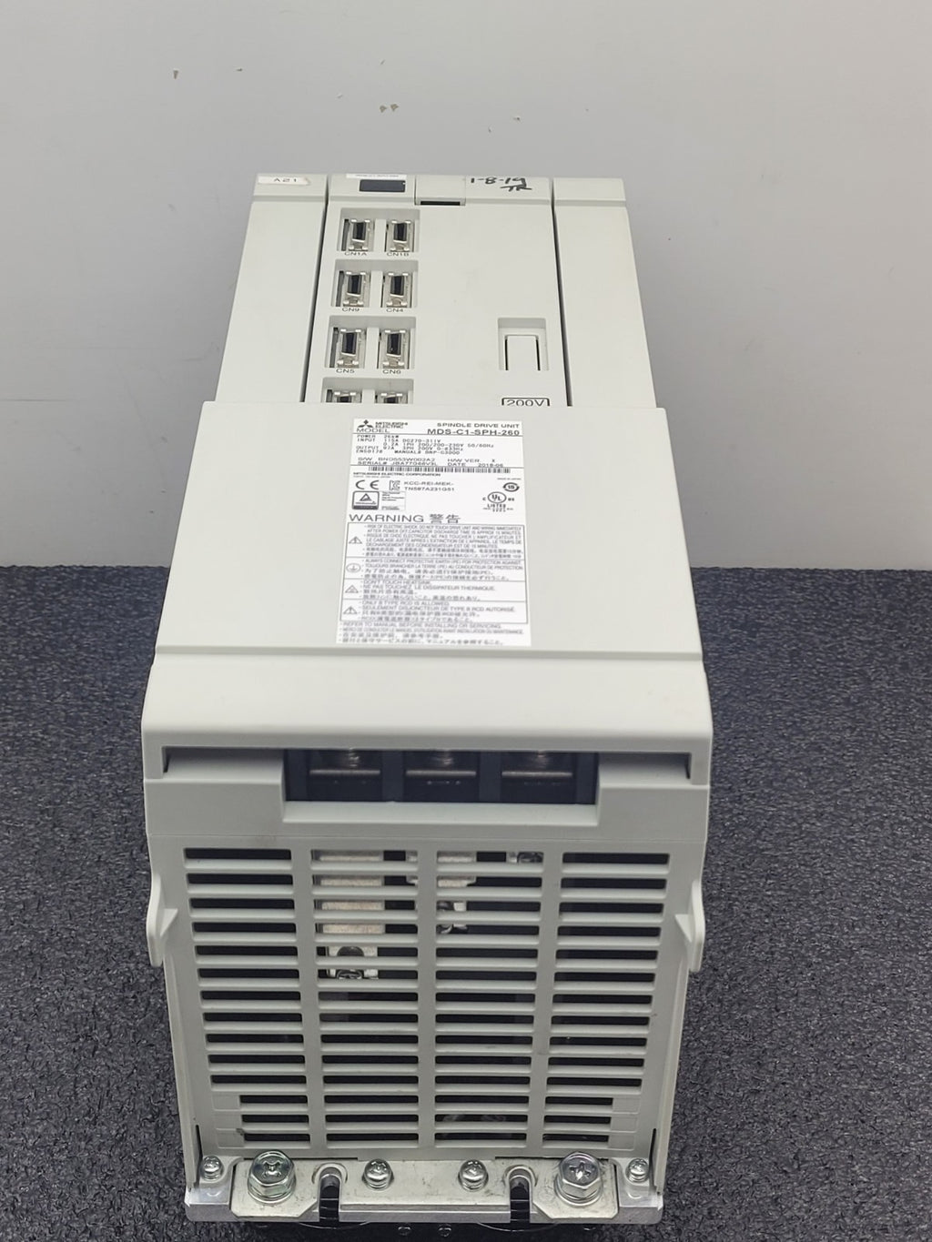 Mitsubishi MDS-C1-SPH-260 Servo Spindle Drive Controller 2018 Date Code