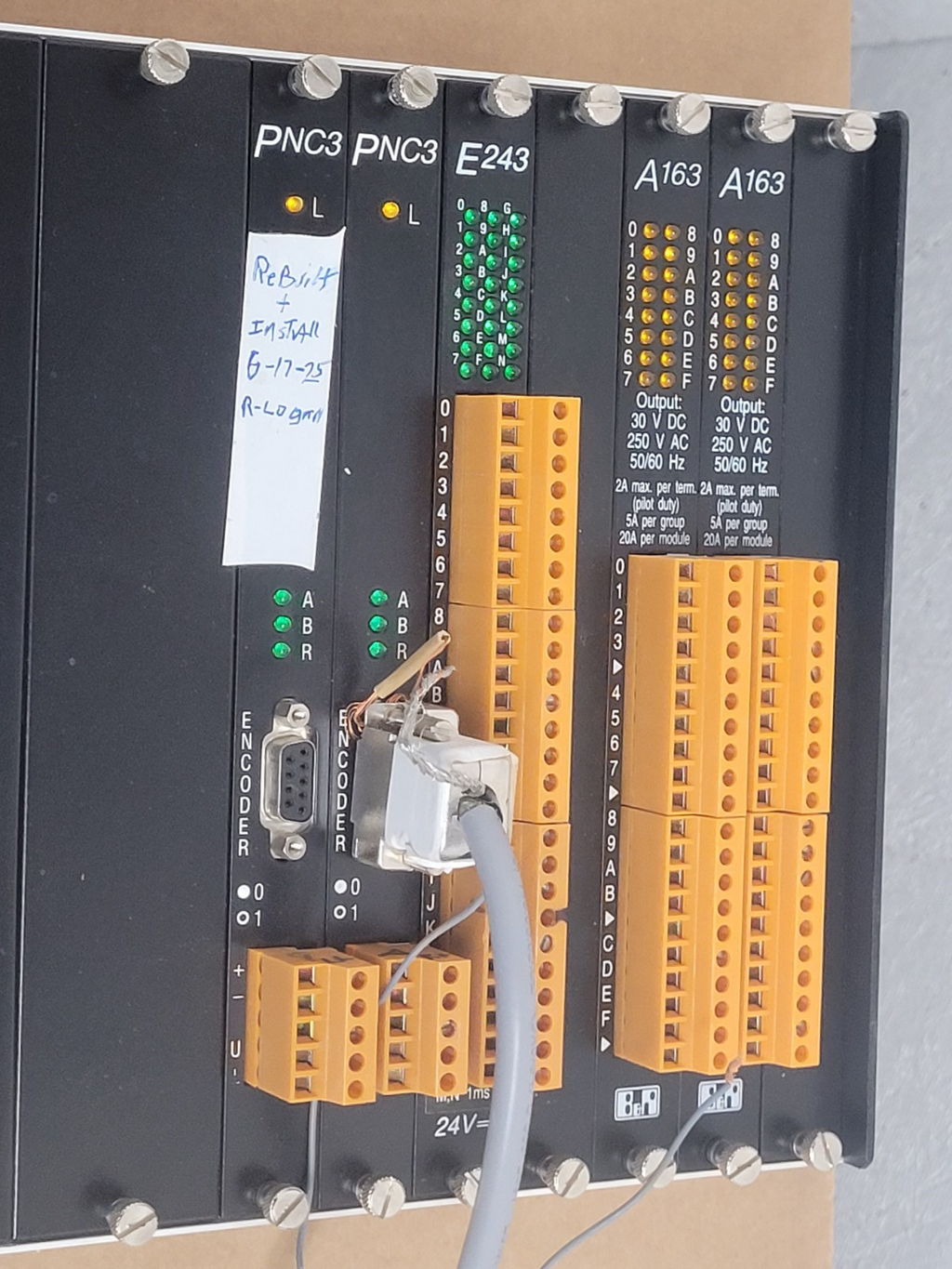 B&R MAESTRO PLC From Holzma HPP 81 Panel Saw PNC3 E243 MGC1 MM2M CP60 NT43 A163