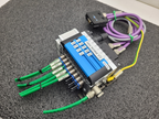 FESTO 8 Valve Pneumatic Solenoid Block CPV10-GE-DI01-8 165809 + CPV10-VI 18200