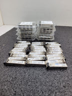 Lot of 61x Mixed FINISAR FTLF8529P3BCV-1D 4/8/16G-FC-SR SFP Optical Transceiver