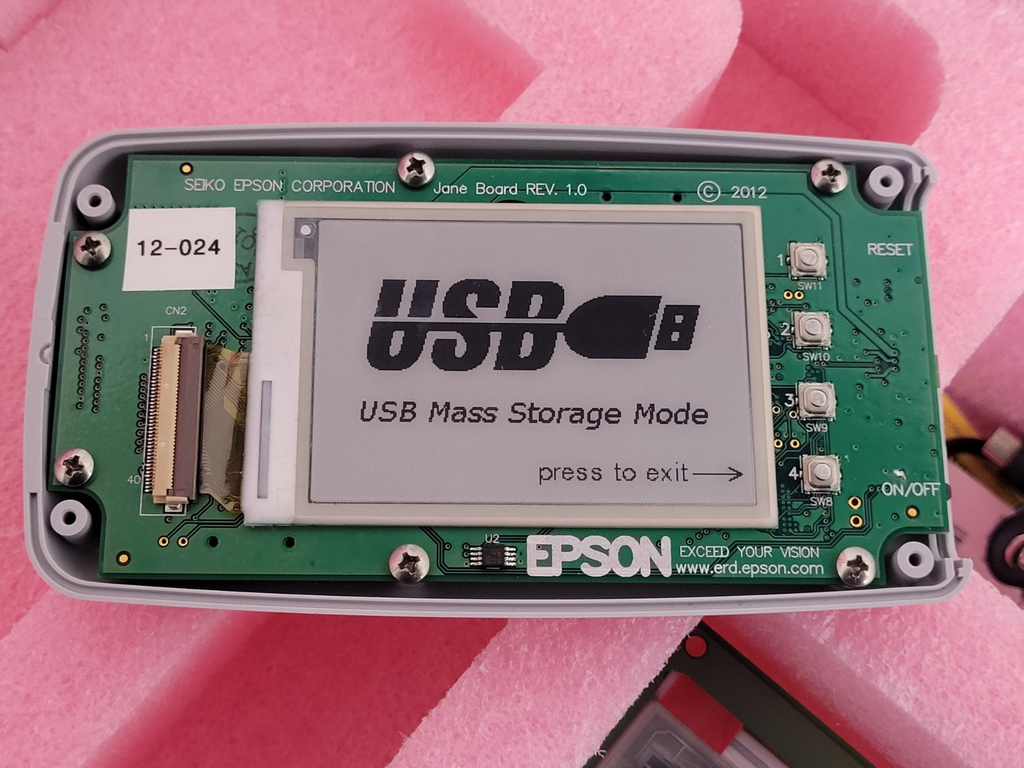 EPSON EPD Demo PackageTSB1G7000 Micro Chip ASSY# 02-01872-R5.2 EEA-006
