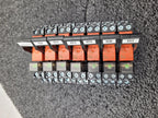 Lot of 7x Schrack DIN Rail Relay Block RT78725 8A 230VAC RT424730 EM10 Indicator