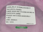 CARLISLE INTERCONNECT TECHNOLOGIES 174-5392-00 REV A PHASE MATCHED ASSEMBLY