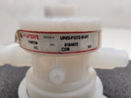 Furon 1108750 UPM3-F1212-VI-SY High Purity 3 Way Valve One Port Modified Tested