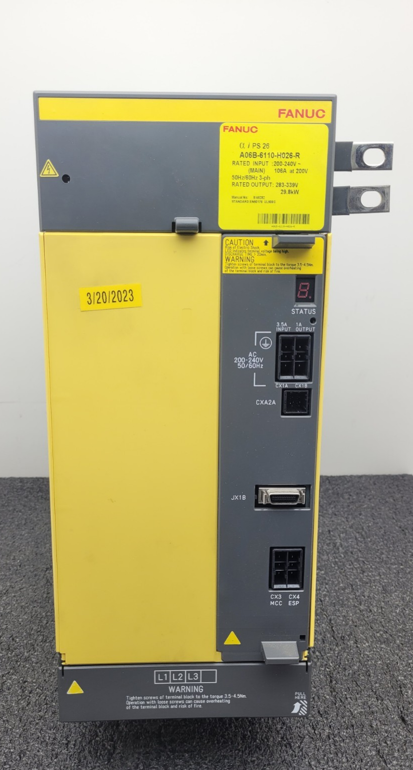 FANUC Power Supply Module YWP-C Interface Control Board A06B-6110-H026-R 29.8KW