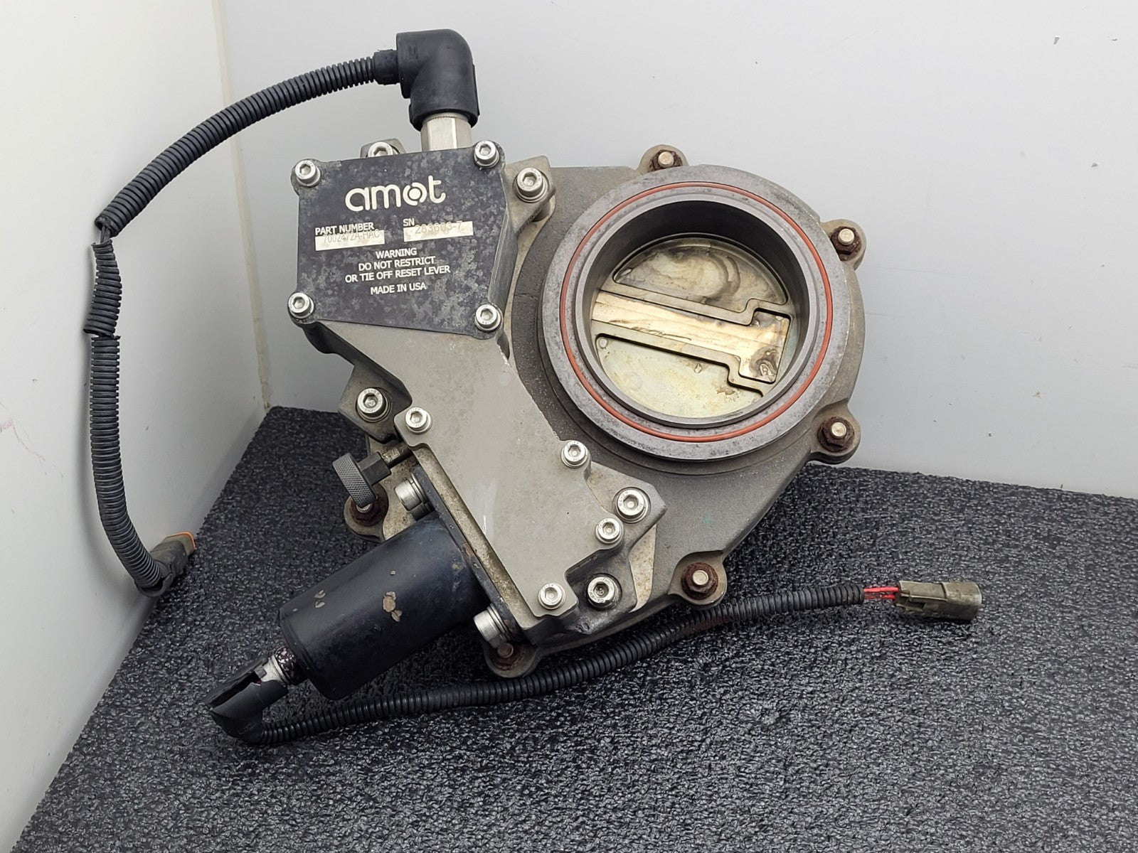 Amot RIGSAVER SGE 7002472A-HAC 4" 7002 Swing Gate Air Shut Off Valve QSK50 [B]