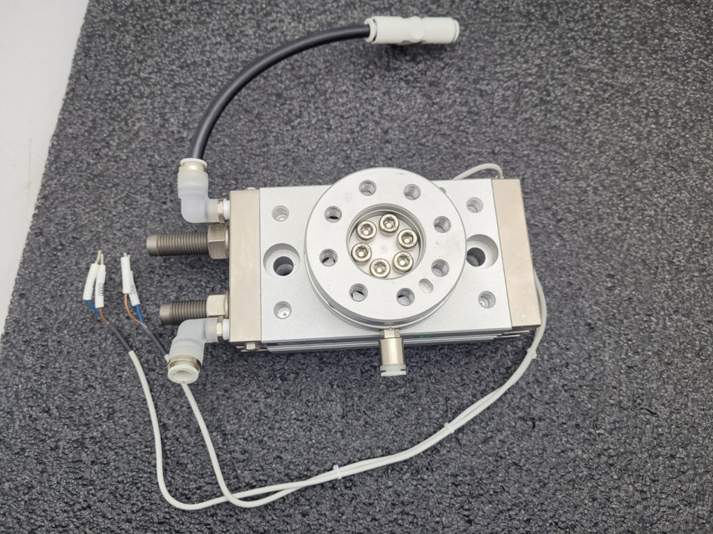 SMC 11-MSQB50R Pneumatic Rotary Actuator Table w/ 2x D-A93 Autoswitches Sensors