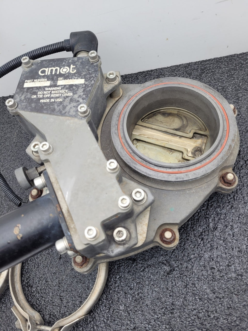 Amot RIGSAVER SGE 7002472A-HAC 4" 7002 Swing Gate Air Shut Off Valve QSK50 [B]