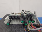 Numatics 8x Valve Solenoid 041SA400M0000F 5x Regulated Pneumatic Manifold N4