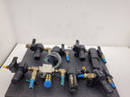 Lot of 4 Norgren R74G-4AK-RMG Filter Regulator Assembly 1x SMC NAV4000 Solenoid