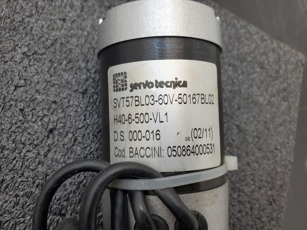 Servo Tecnica SVT57BL03-60V-50167BL02 Motor 60V 5000 RPM H40-6-0500VL-SC Encoder