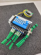 FESTO 8 Valve Pnumatic Solenoid Block CPV10-GE-DI01-8 165809 + CPV10-VI 18200