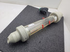 GEMU 815R50D Plastic Variable Area Flow Meter Rotameter Liquid Gas w/ sensor