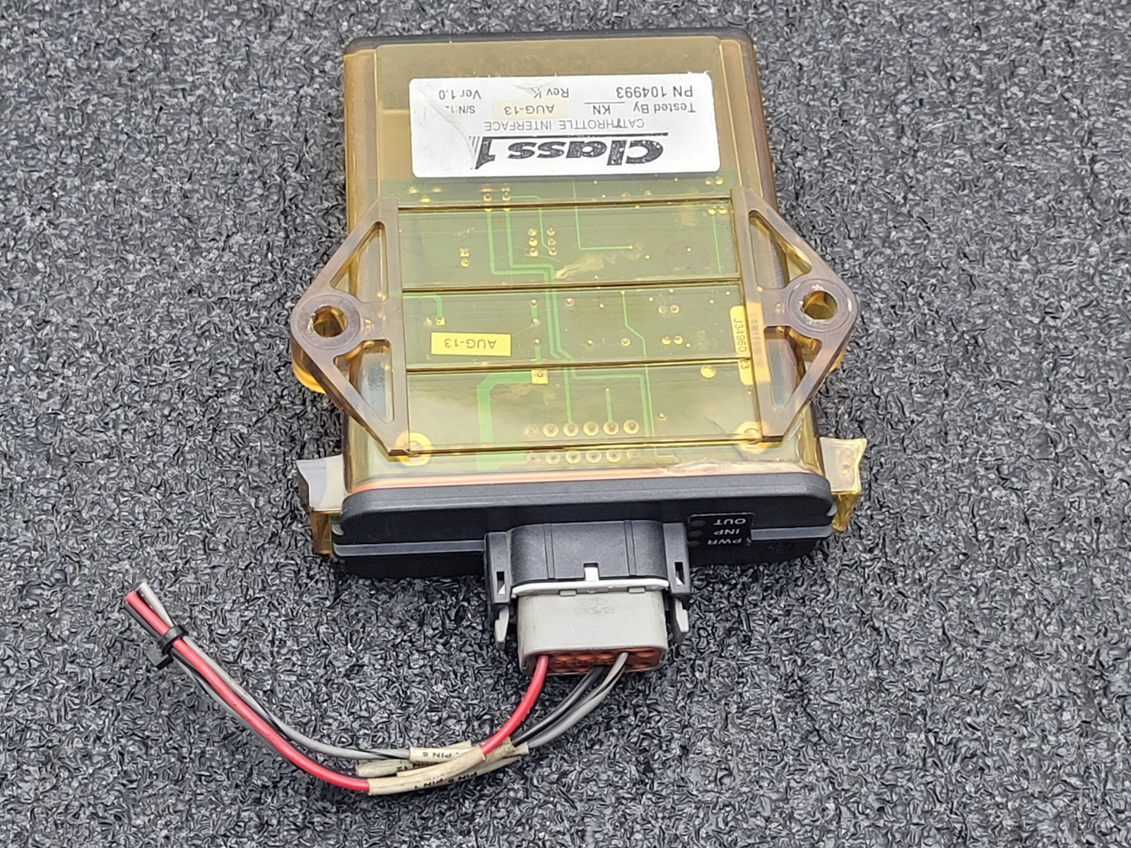 Class 1  ES-KEY Vernier Throttle Interface Caterpillar Electronic Engines 104997