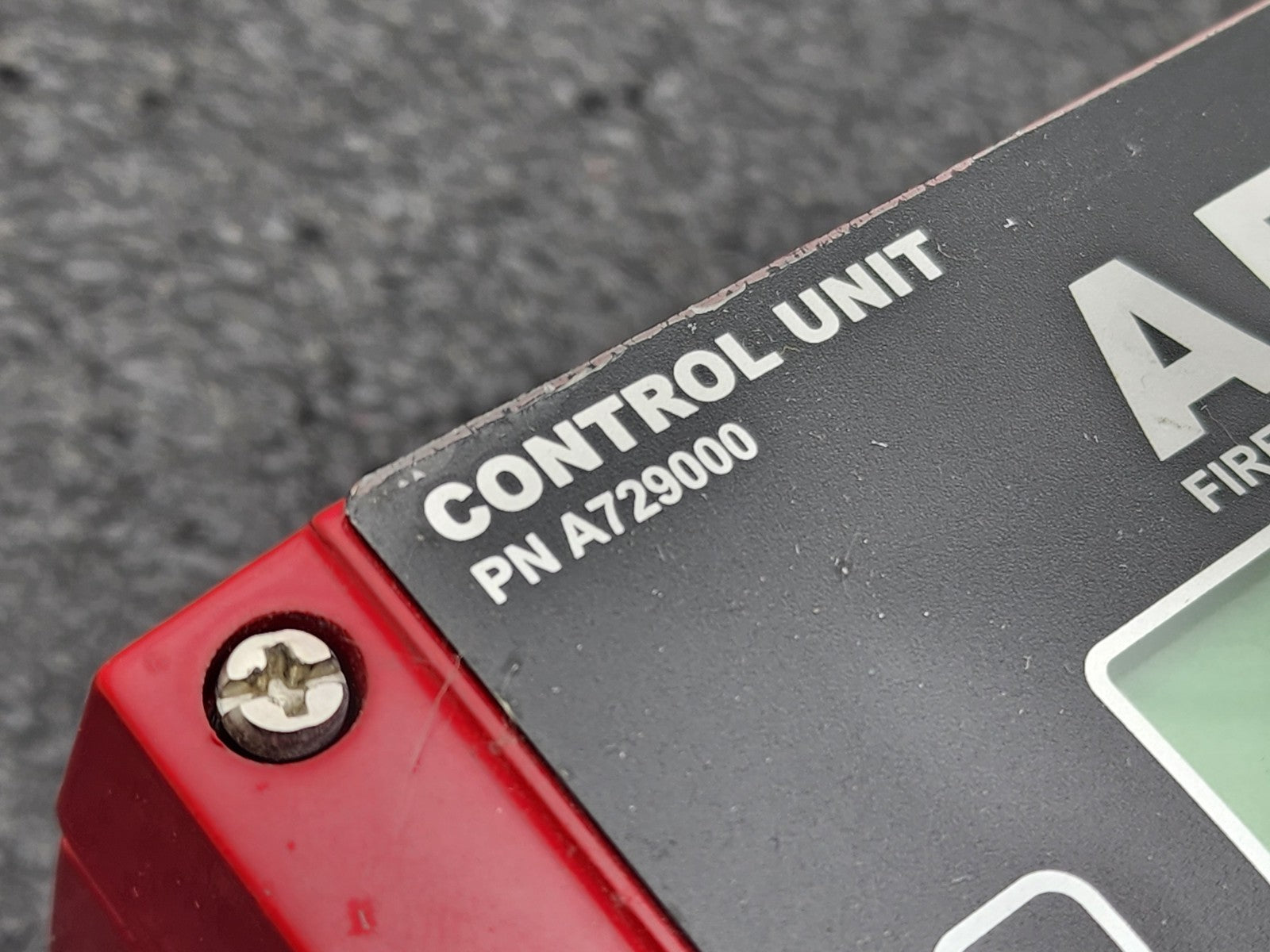 AFEX  Fire Suppression Systems Control Unit Panel A729000 Good Battery