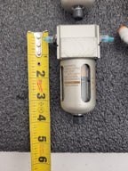 Lot of 16x  SMC Pneumatic Compressed Air Filter Assembly NAFM2000-N01-C