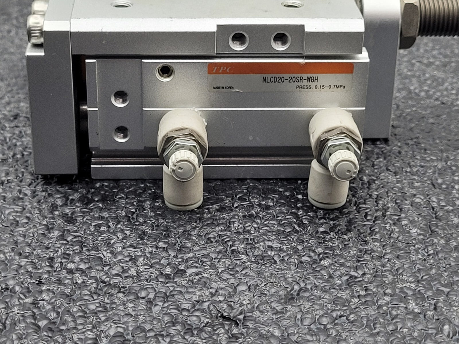 2x TPC NLCD20-20S-W8H Air Slide Pneumatic Linear Table Actuator 20mm Stroke