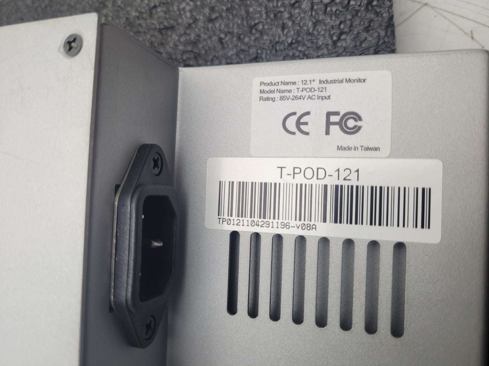 T-POD-121 Leadway Industrial Monitor HMI Panel 12'' 85V-264VAC VGA PS2 USB