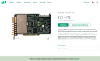 National Instruments 187611L-02L NI 4472 PCI 8-Input Sound and Vibration Device