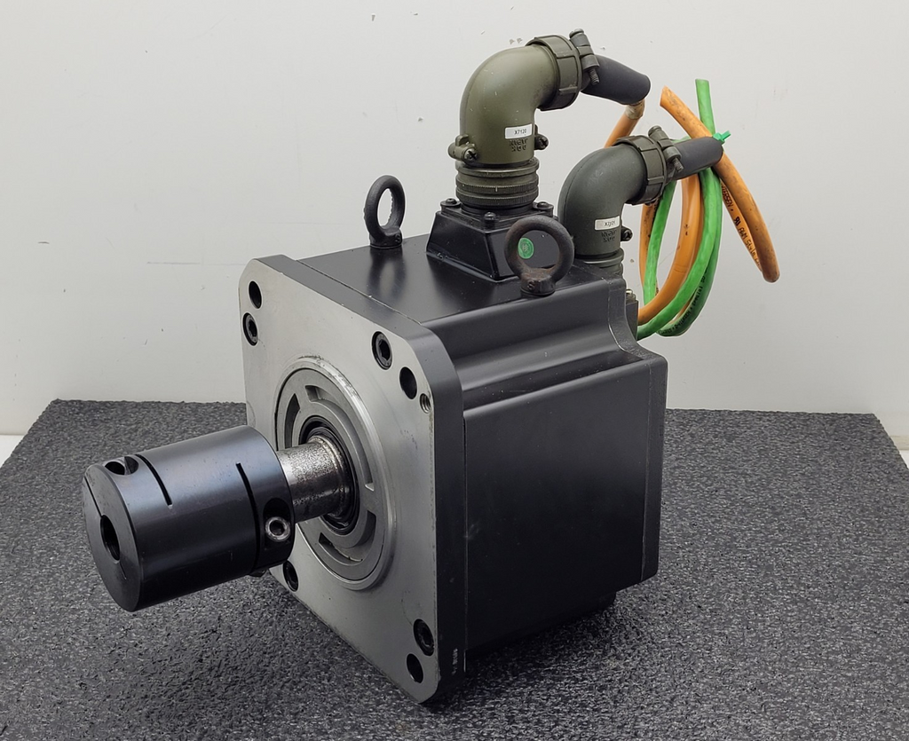 MITSUBISHI HC-H2035 AC Servo Motor 280V 4.8A 3000RPM Working Pull from CNC