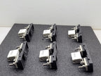 Lot of 6 Bussmann Buss 170M1368 125A 690V Fuse w/ 170H1007 Base 400A 1000V