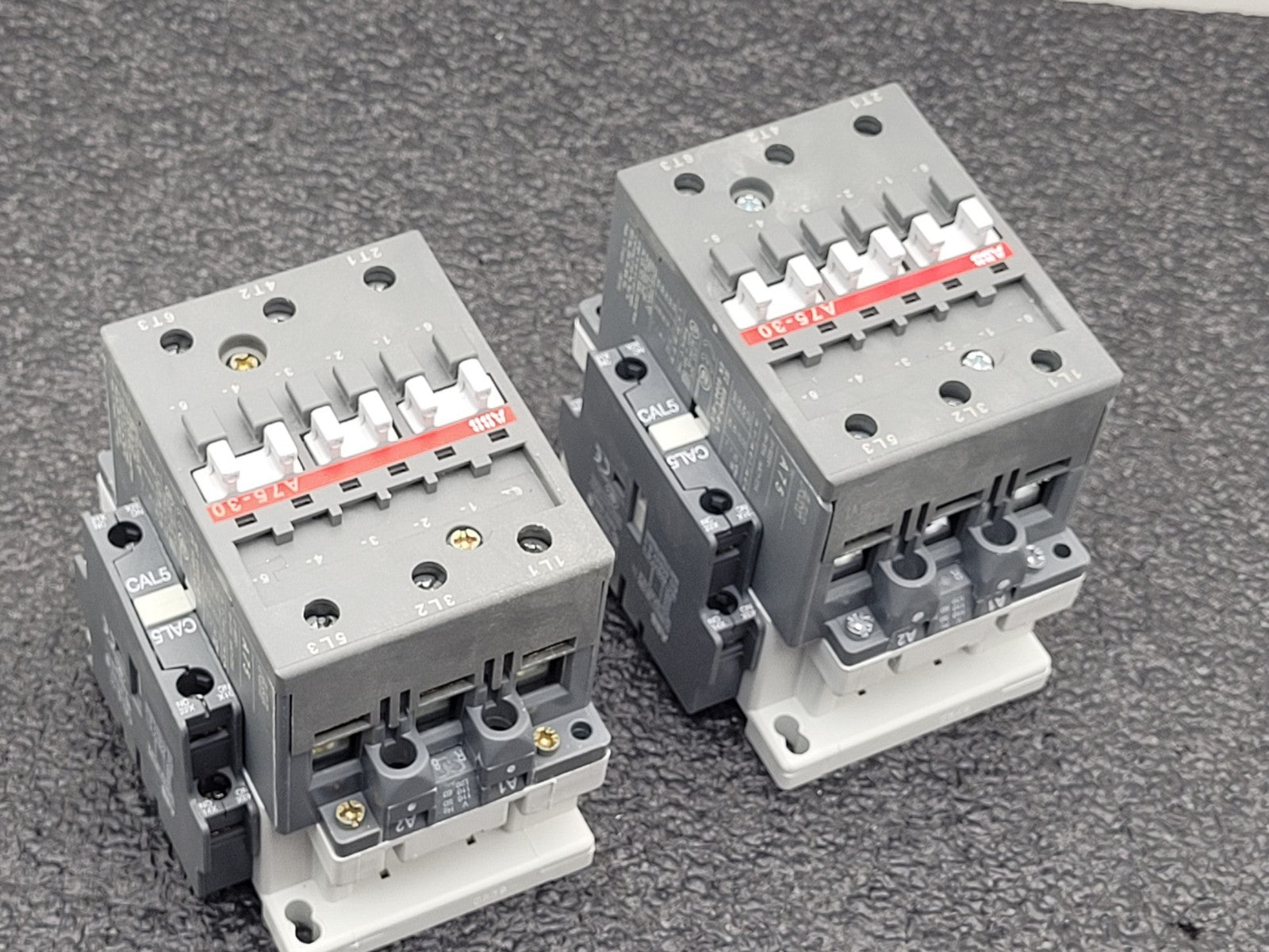 Lot of 2 A75-30 - ABB Contactor 3 Pole w/ a 110V-120V Coil