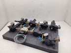Lot of 4 Norgren R74G-4AK-RMG Filter Regulator Assembly 1x SMC NAV4000 Solenoid