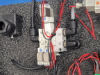 Lot of 9x Pneumatic Air and Vacuum Valves Solenoid Regulator SMC Convum 24VDC