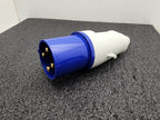 Walther Electric 260409 Pin and Sleeve Plug 60A/63A 9h 4 Wire 3Ø 200-250VAC