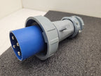 Mennekes ME460P9W Male Power Plug 4 Pin  and Sleeve 3 Wire Plug 3PH 4W 250V 60A