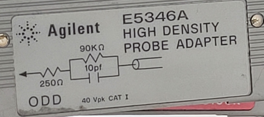 Lot of 7x HP Agilent E5346A High Density Probe Adapter Logic Analyzer Test Cable