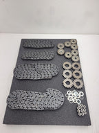 Lot of 3 Timing Roller chain sprocket set multiple 10T - 20T Numbered 74 BRH BRN