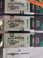 Numatics Air Valve Manifold 6x Solenoid 041SA400M0000F 2x regulated 24VDC N1