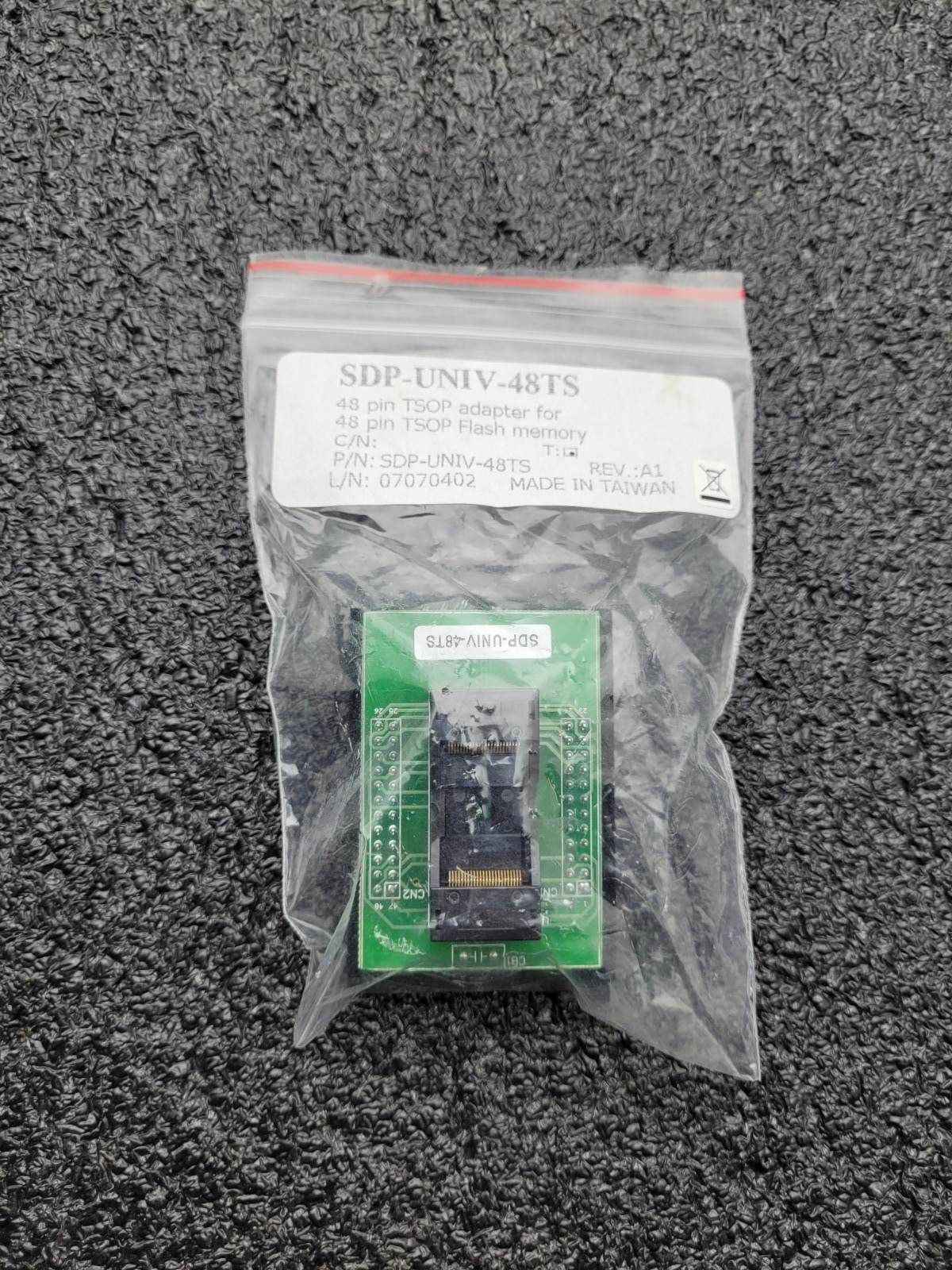 Dataman SDP-UNIV-48TS Universal Adapter for 48-pin TSOP 12mm x 20mm Chip Socket