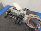 Numatics 7x Valve Solenoid 041SA400M0000F 4x Regulated Pneumatic Manifold N5