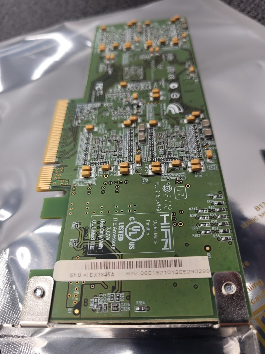 2x 105-000161-03 HIFN EXAR MULTI-PANTHER DX1845B PCI-E X8 PCI Data Compression
