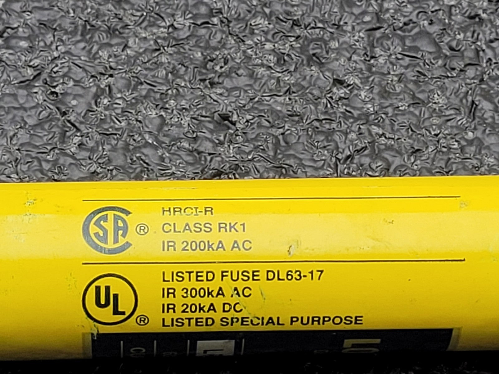 Lot of  6  Bussmann LPS-RK-60SP 60 Amp Fuses Low Peak 600 Volts