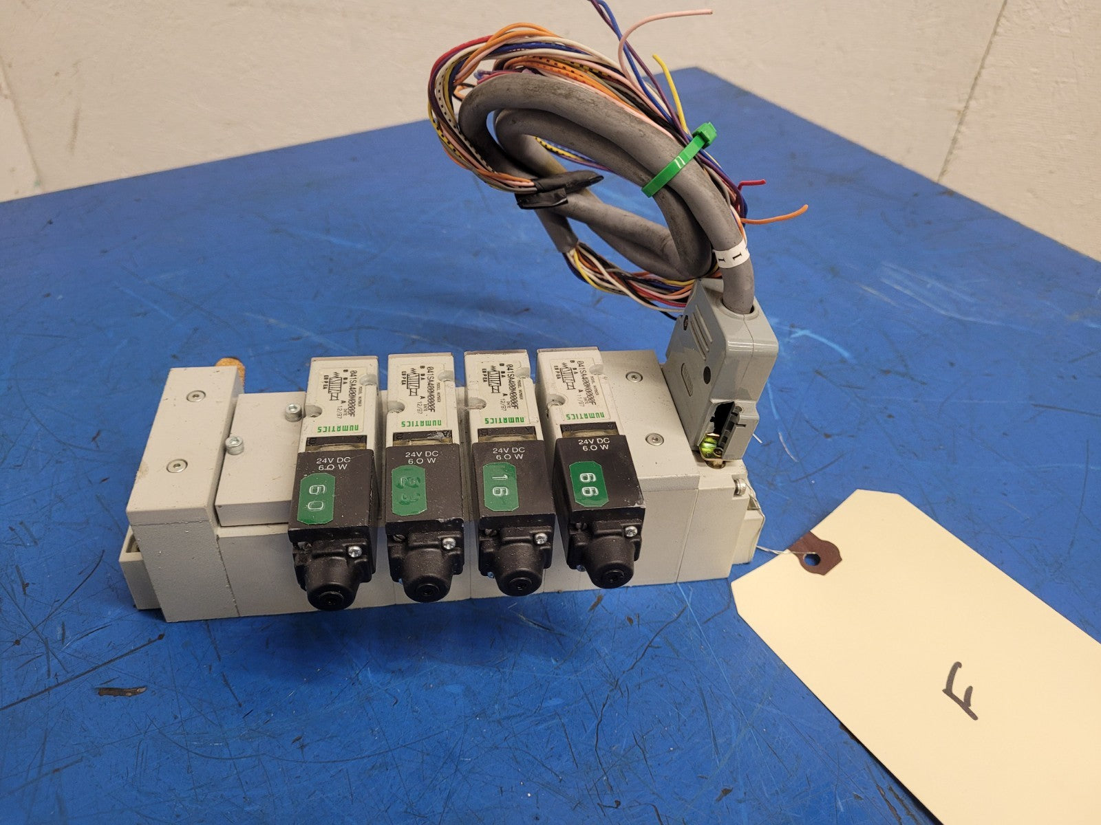 Numatics 4x Valve Solenoid 041SA400M0000F Pneumatic Manifold F