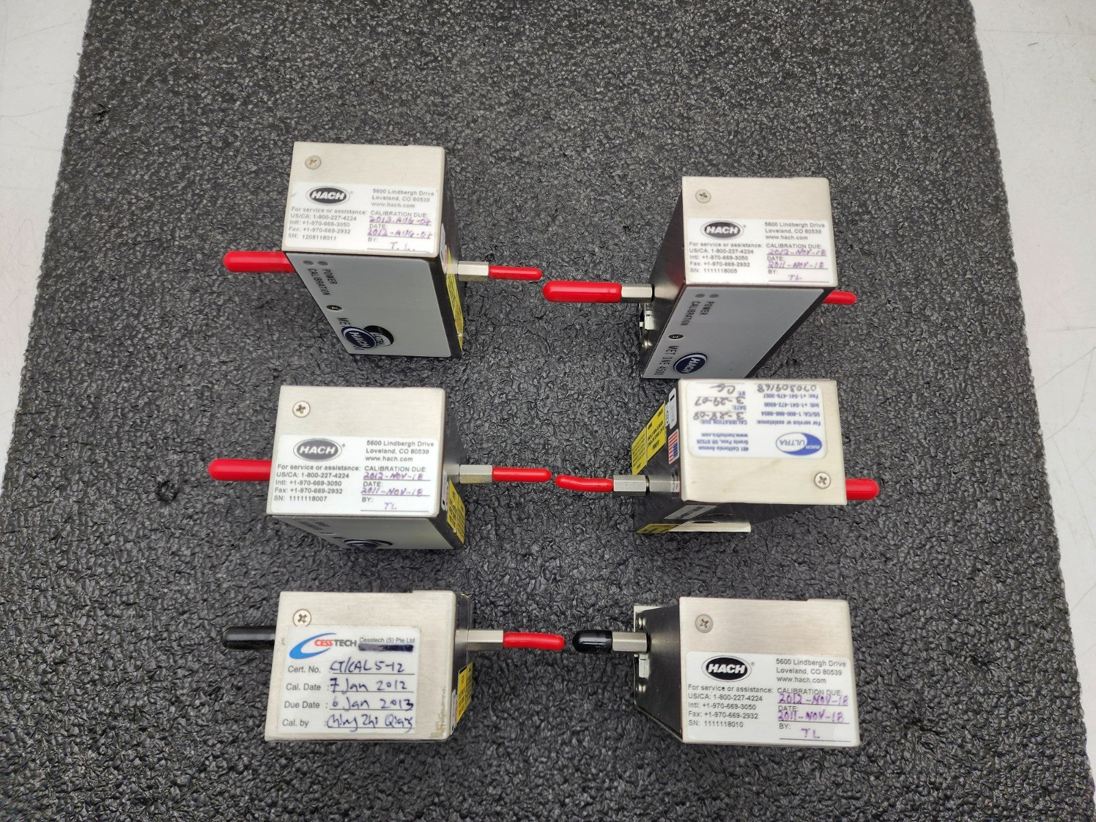 6x HACH Ultra MET ONE 4500 4503 Remote Airborne  Laser Air Particle Counter