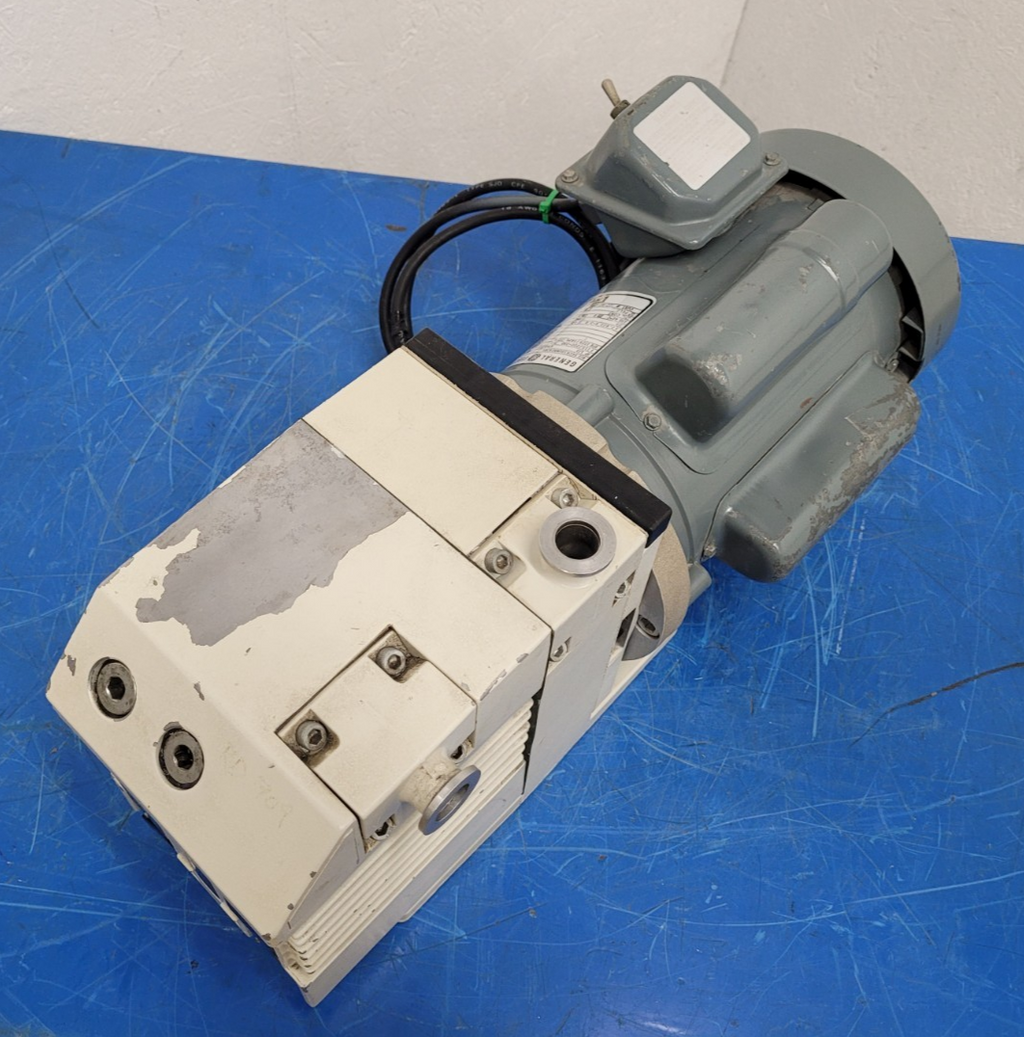 Leybold Trivac Rotary Vane Vacuum Pump D4B Load Tested Good 120VAC 1/3HP