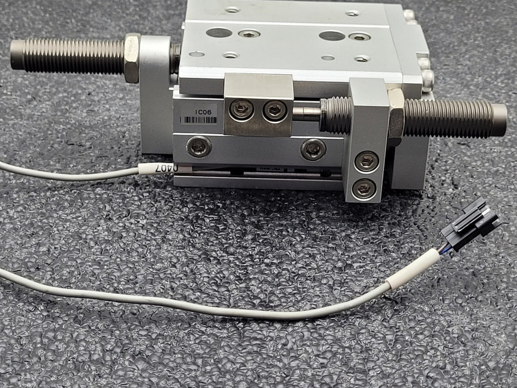 2x TPC NLCD20-20S-W8H Air Slide Pneumatic Linear Table Actuator 20mm Stroke
