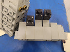 Numatics 8 Valve Solenoid 041SA400M0000F Regulated Pneumatic Manifold Set x3 ABC