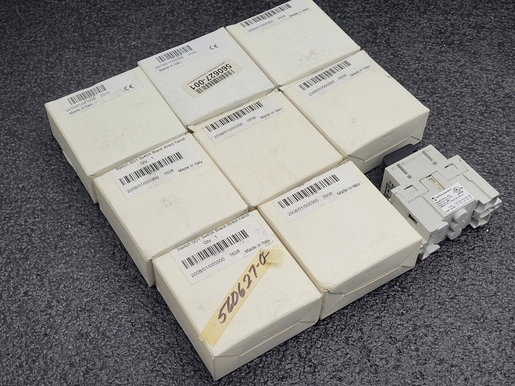 9 x Technoelectric SD1-040-BR SD1 Series 3-Pole 40A 600VAC Non-Fused Load Switch