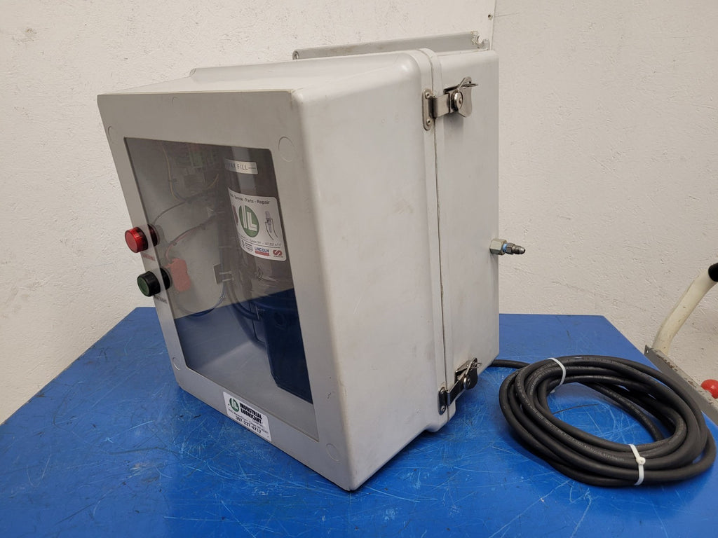 GRACO 96G287 24VDC 2.5A Automatic Machinery Grease Pump w/ Enclosure 24V 5100psi