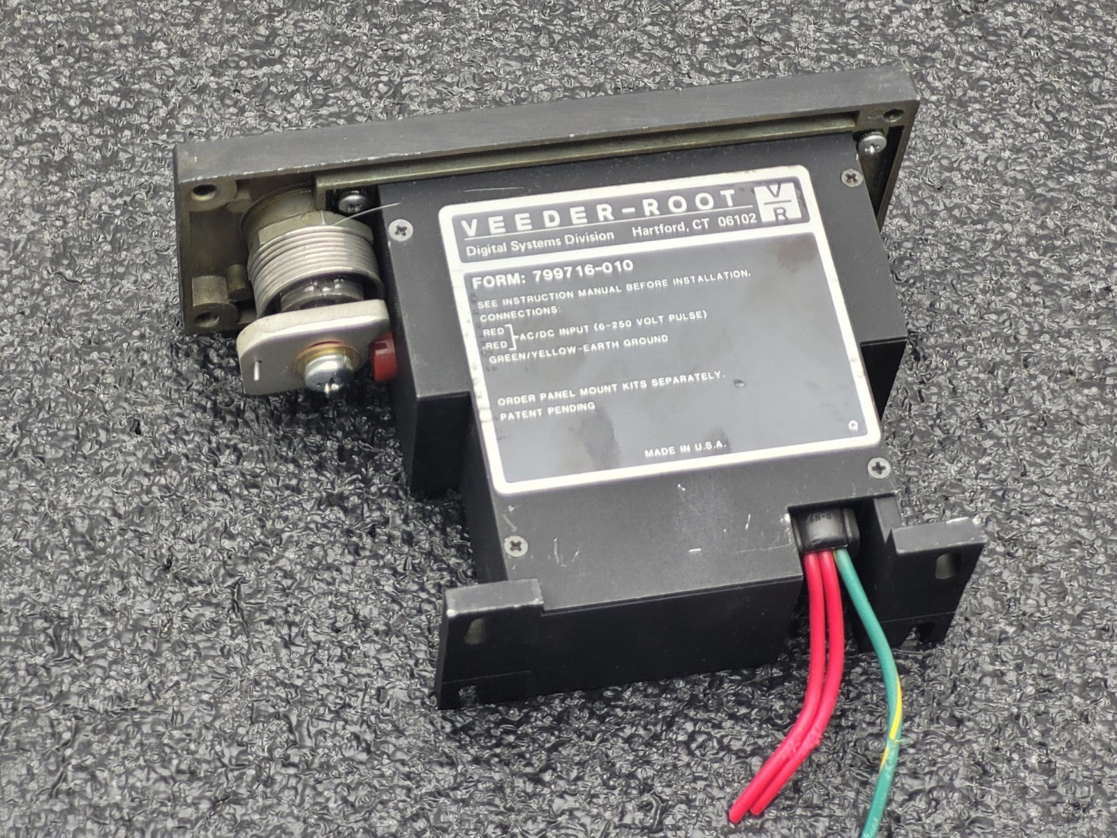 VEEDER ROOT Digital System Division 799716-010 LX Totalizer AC/DC Input 6-250V