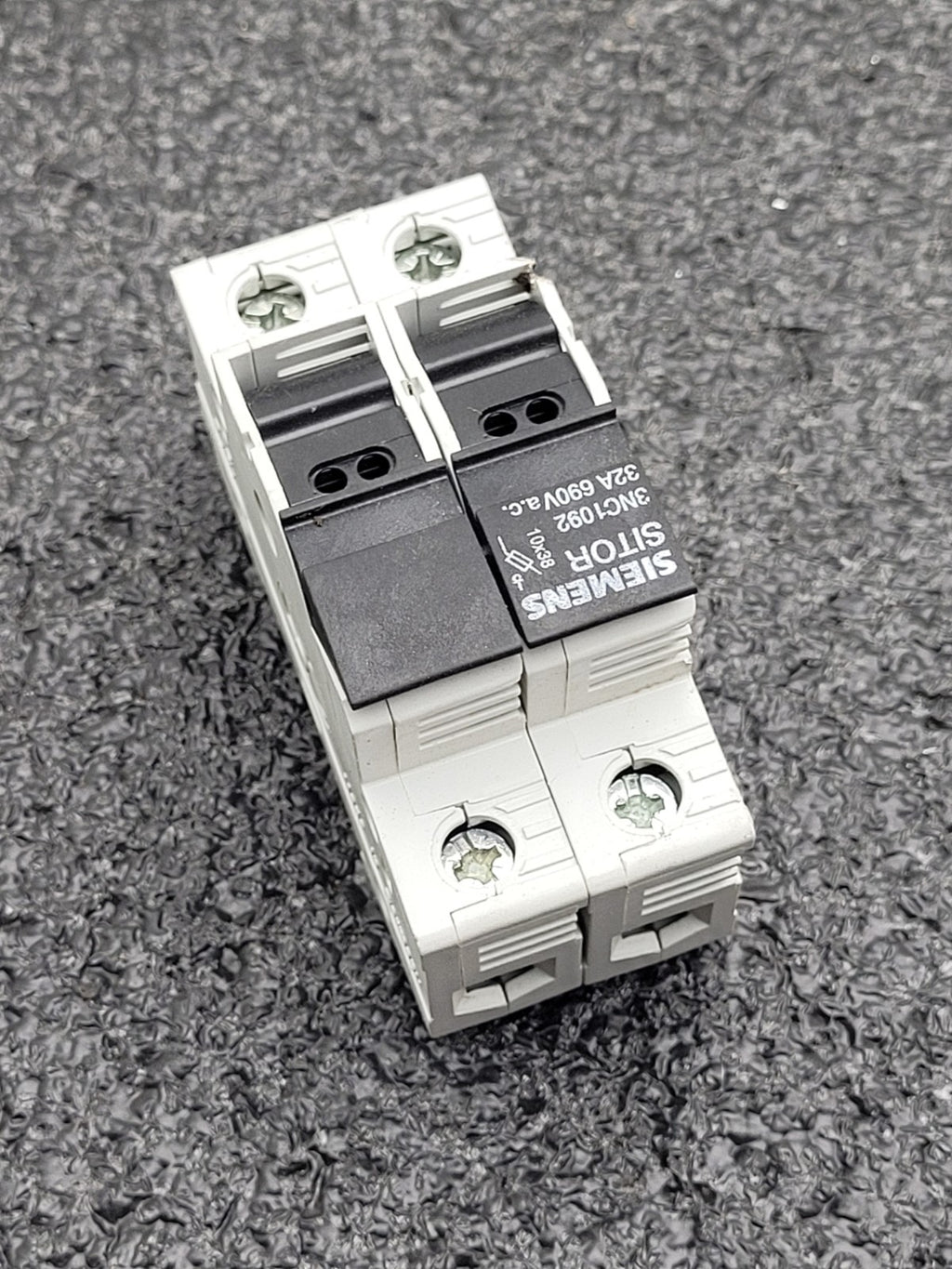 Lot of 15x SIEMENS SITOR Double Fuse Hoder DIN 3NC1092 AC-22B 50-60Hz 32A 400V