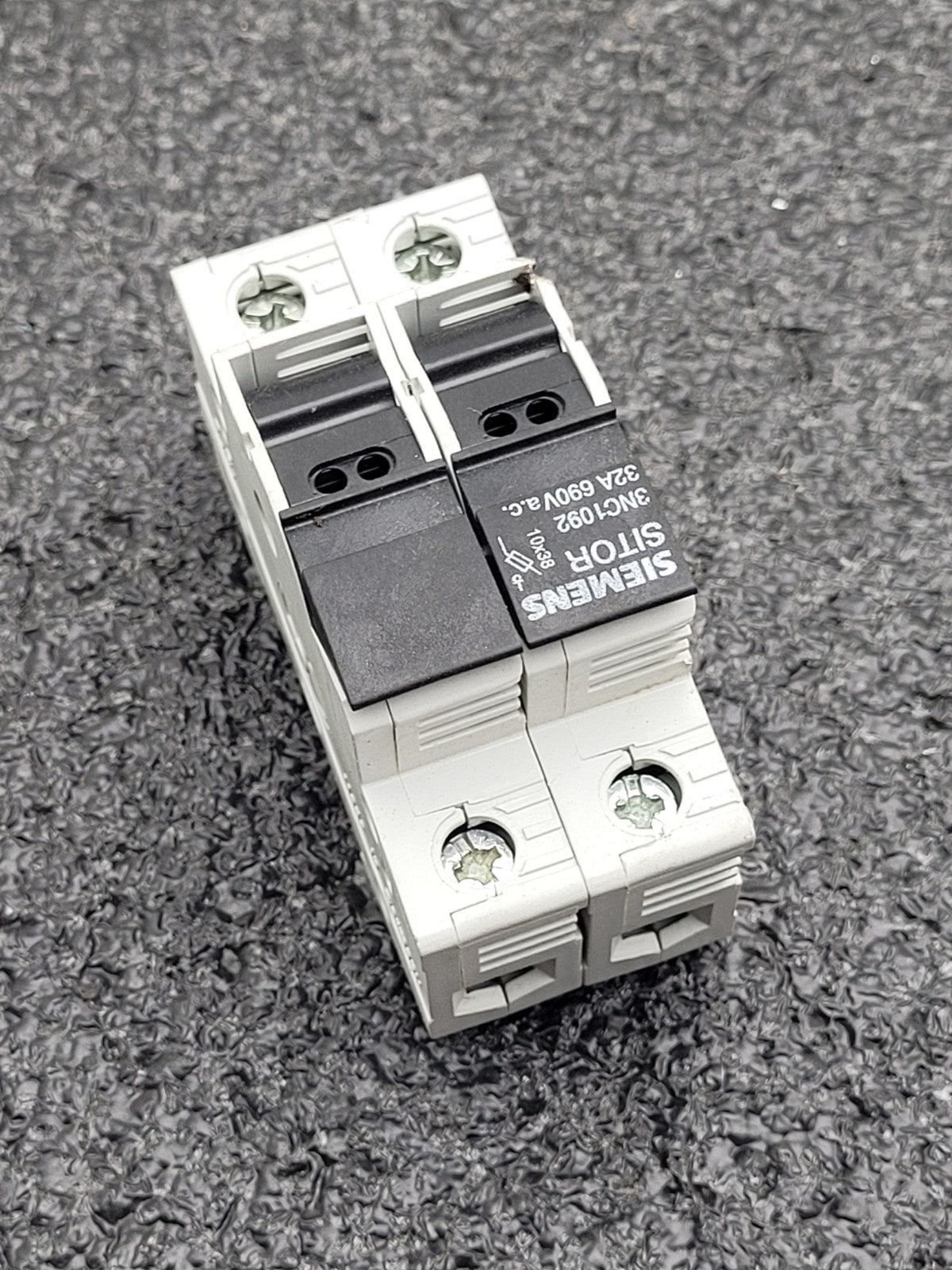 Lot of 15x SIEMENS SITOR Double Fuse Hoder DIN 3NC1092 AC-22B 50-60Hz 32A 400V