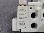 Numatics 5 Valve Solenoid 041SA400M0000F Pneumatic Manifold Set 3 Blocks DB25