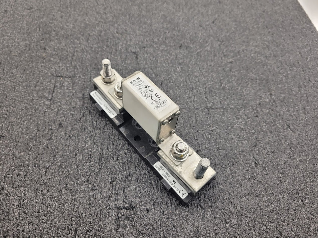 3x Bussmann 170M1369 High Speed Square Body Fuse + Holder 160A 690VAC 170H1007