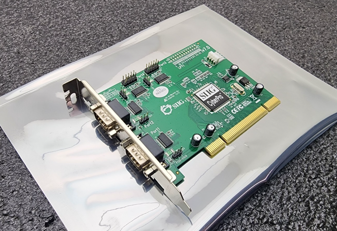 SIIG CyberPro RS-232 Dual Port COM PCI card JJ-P45012-S7 V7.0